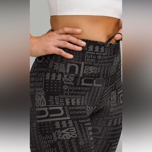 170. Lululemon Wunder Train Contour Fit High-Rise Short 8"
 Ombre Black Multi